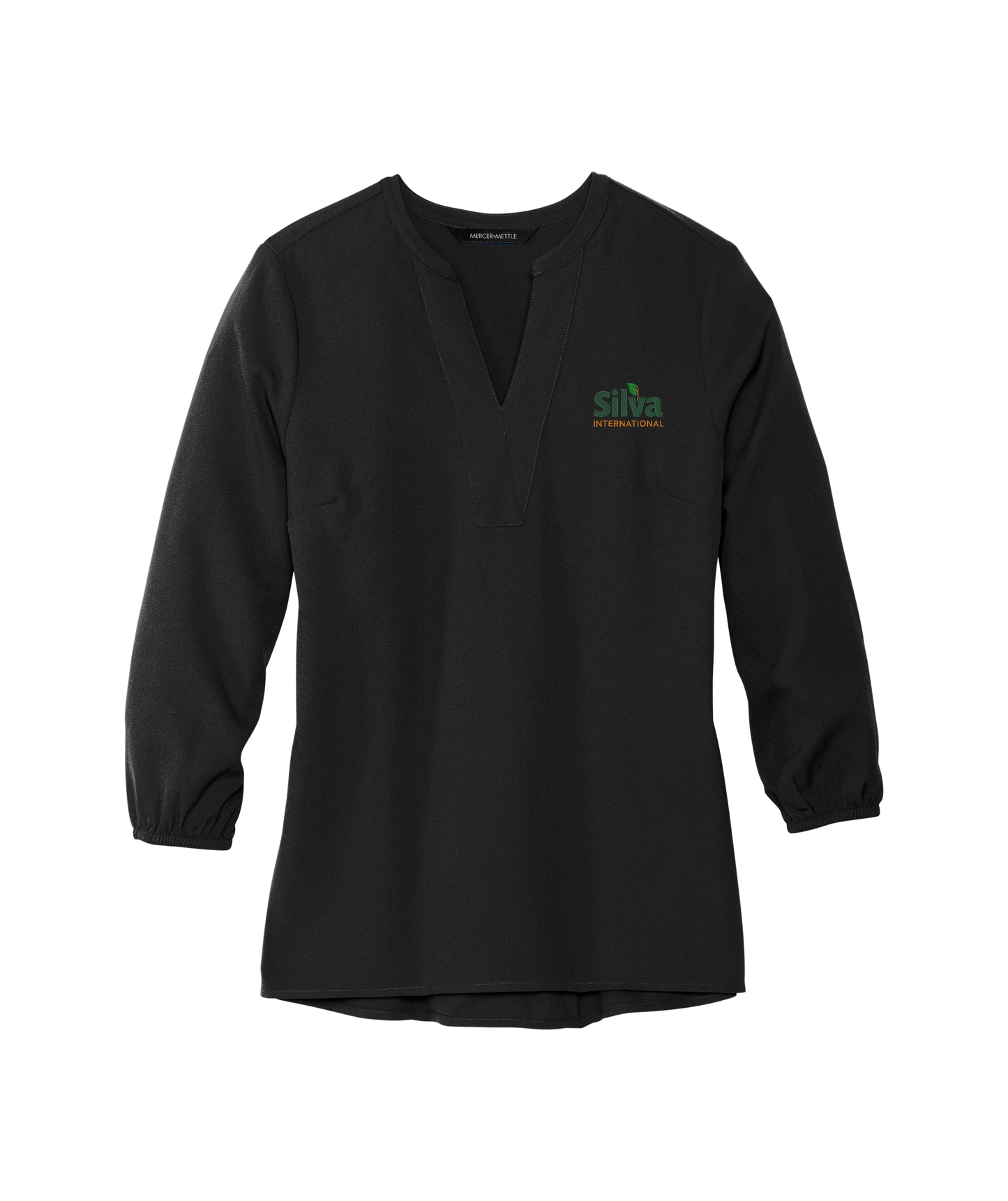 Mercer+Mettle™ Women's Stretch Crepe 3/4-Sleeve Blouse