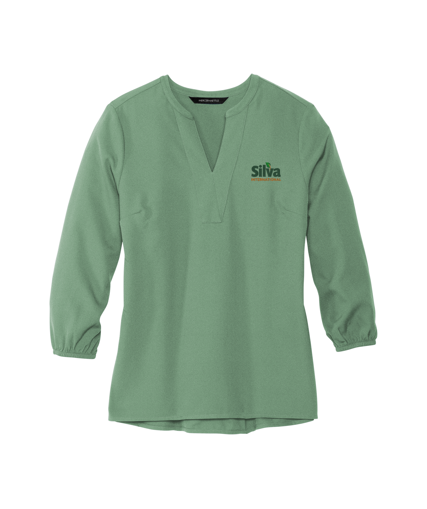 Mercer+Mettle™ Women's Stretch Crepe 3/4-Sleeve Blouse