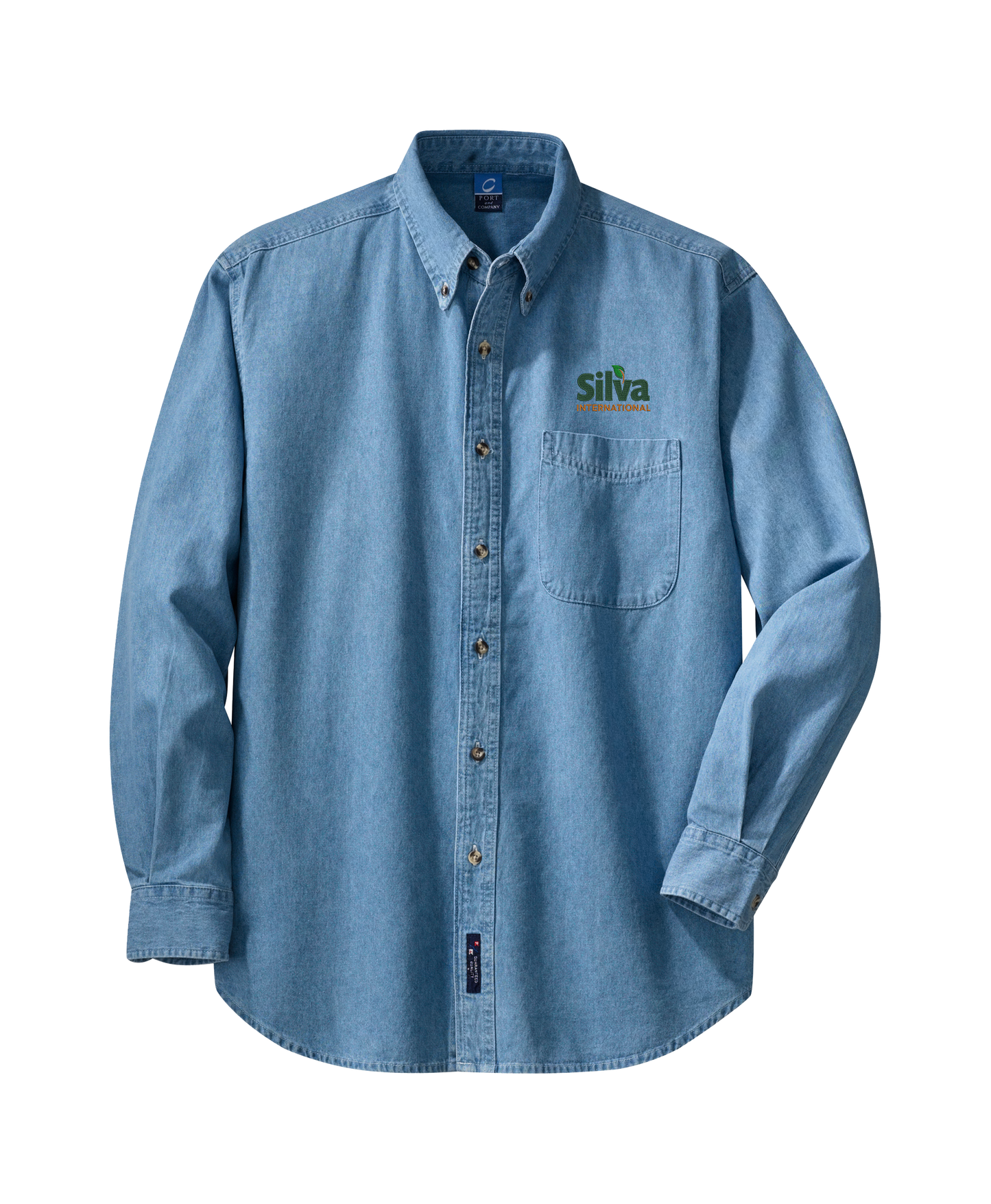 Port & Company® - Long Sleeve Value Denim Shirt