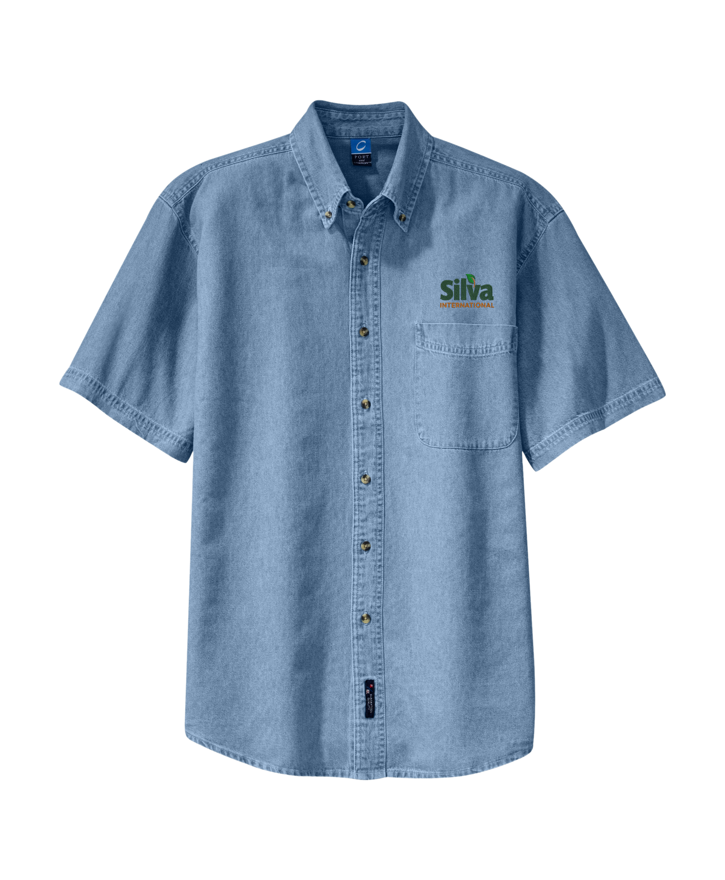 Port & Company® Short Sleeve Value Denim Shirt