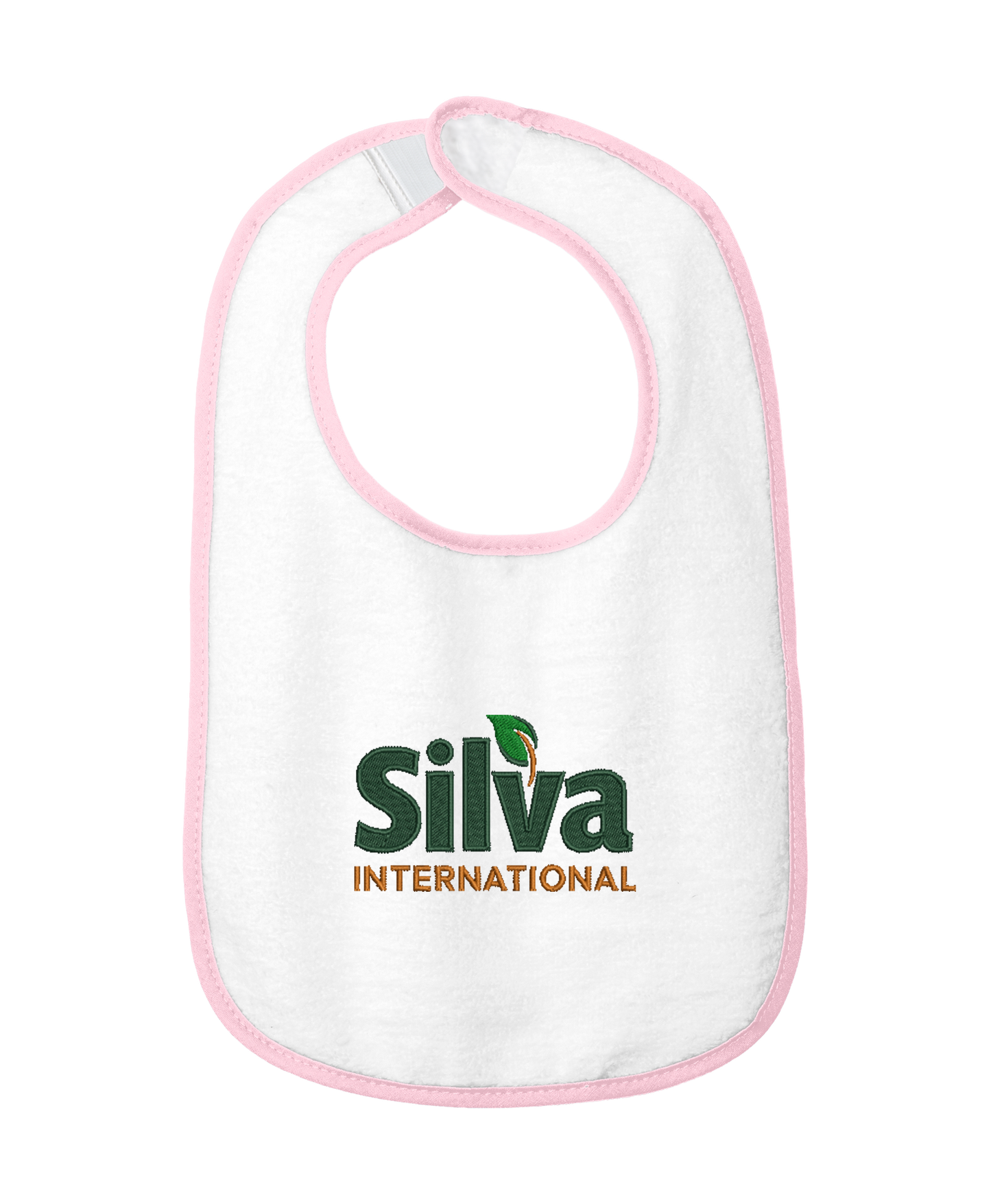 Rabbit Skins™ Infant Contrast Trim Terry Bib