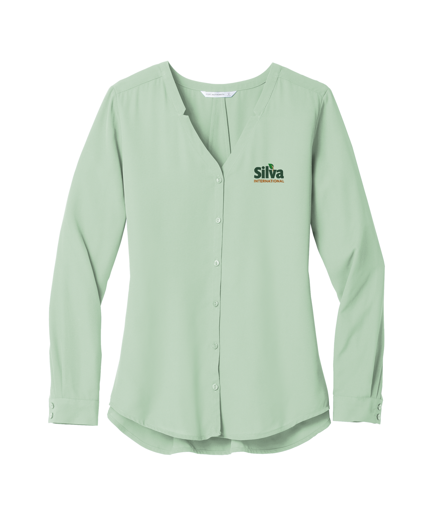 Port Authority ® Ladies Long Sleeve Button-Front Blouse