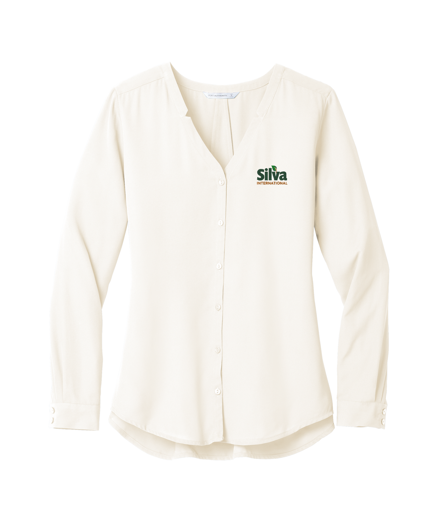 Port Authority ® Ladies Long Sleeve Button-Front Blouse