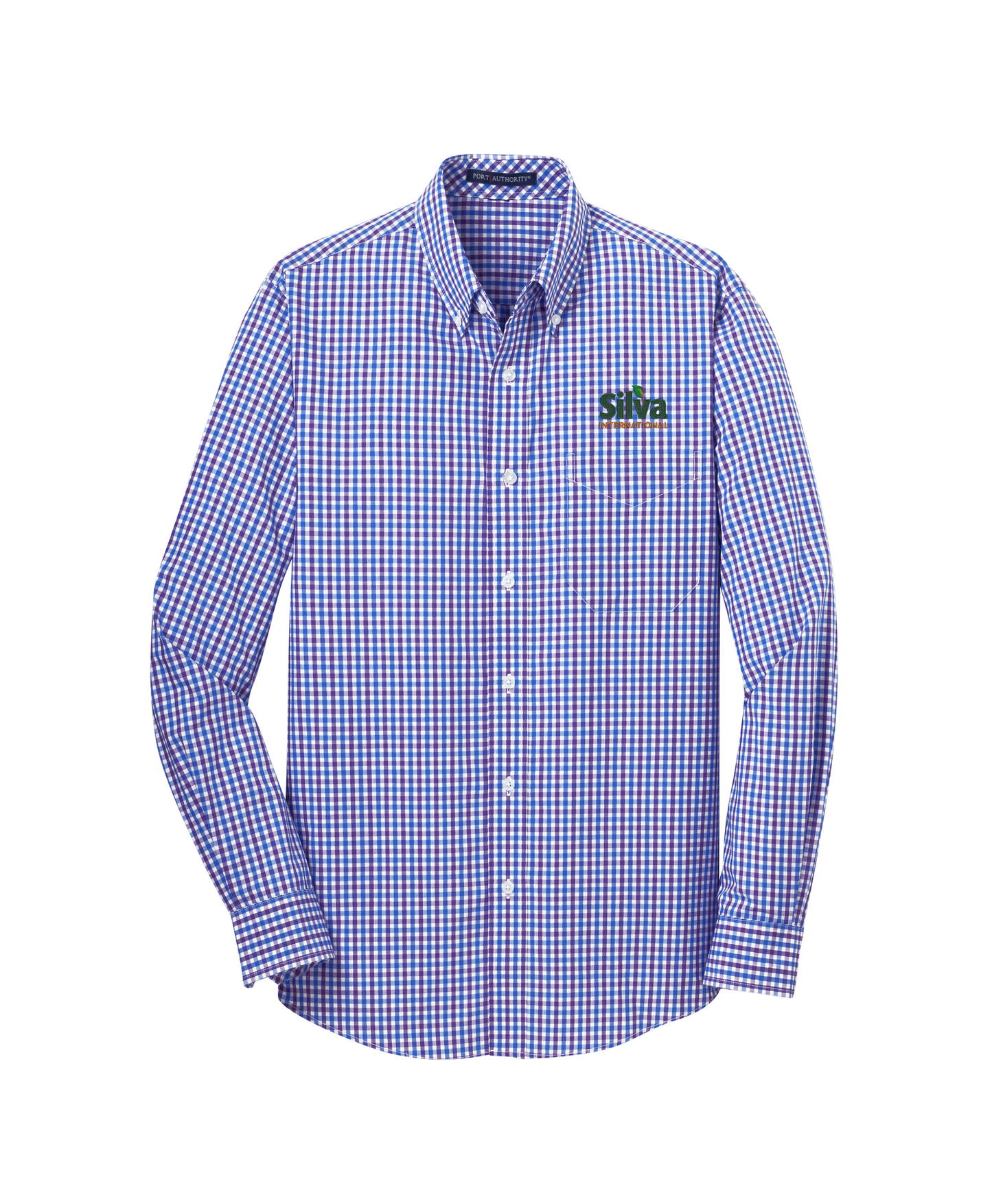 Port Authority® Long Sleeve Gingham Easy Care Shirt