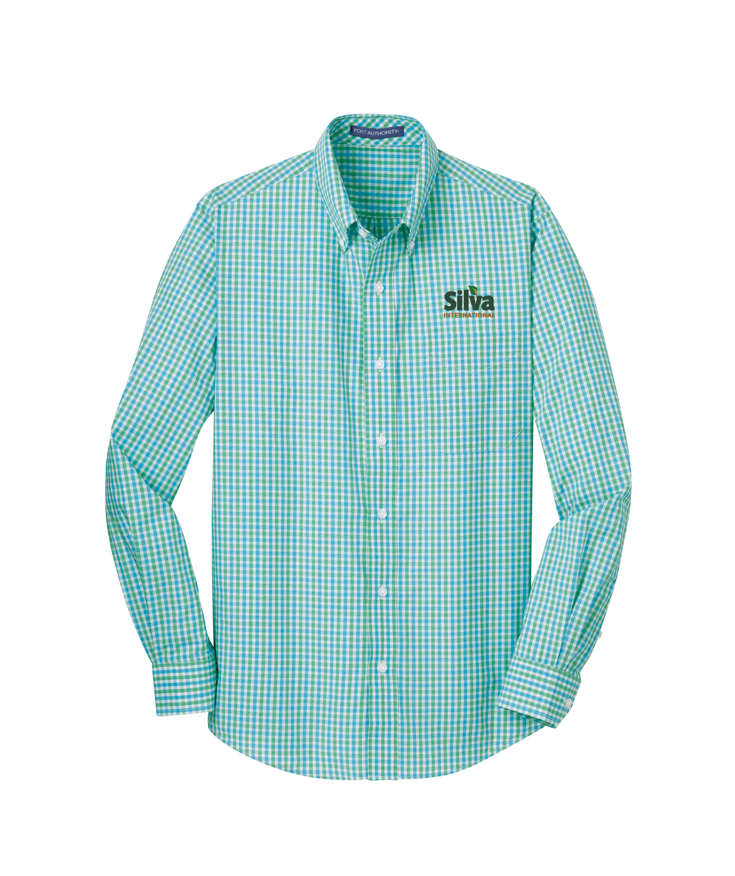 Port Authority® Long Sleeve Gingham Easy Care Shirt