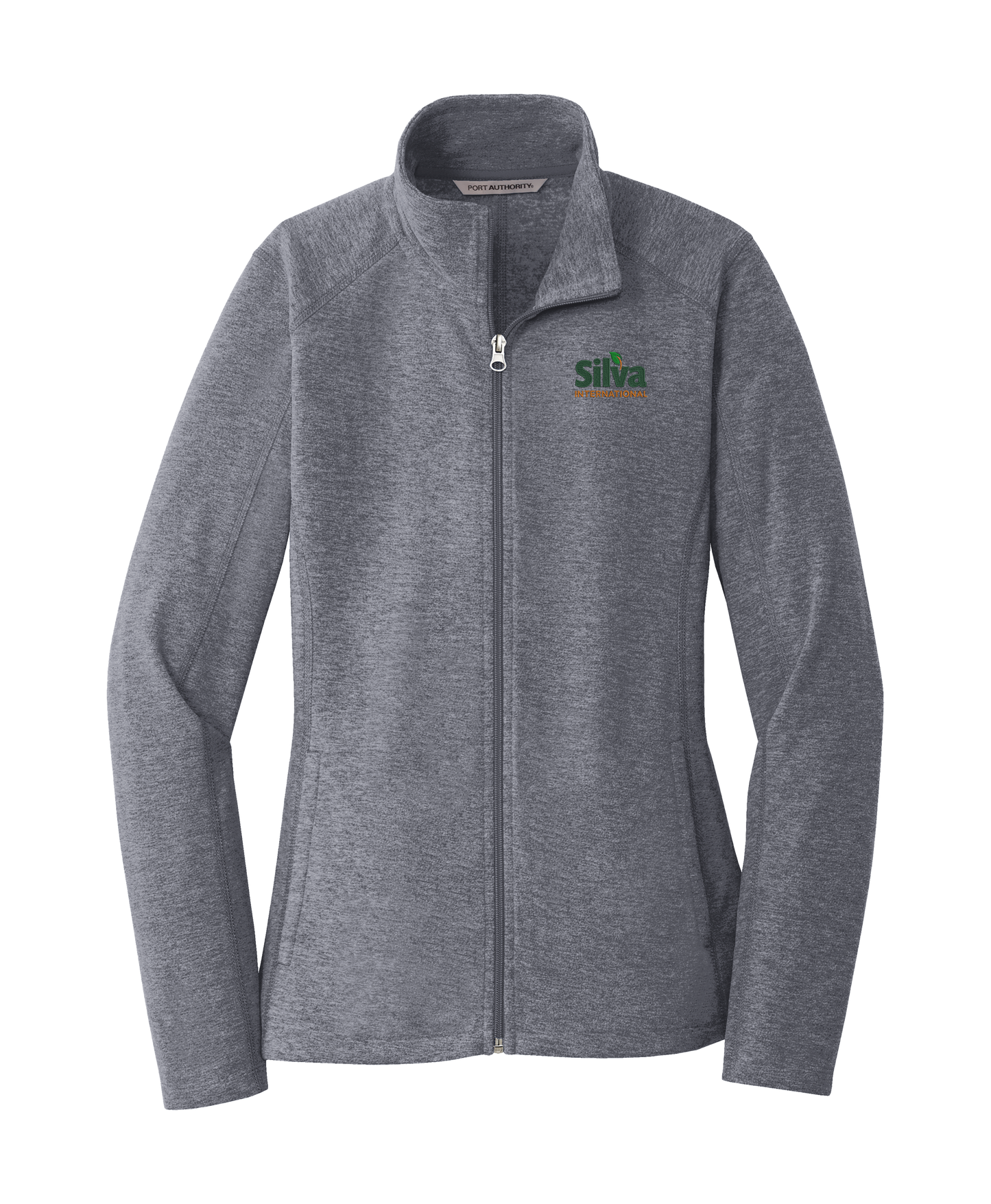 Port Authority® Ladies Heather Microfleece Full-Zip Jacket